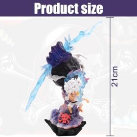 DGTSYAL Luffy Figurine 20cm Figurine Luffy Gear 5 Figurine Anime Figurine Manga Populaire Collection Modèle Jouet Statues Orn