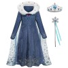 Robe de princesse pour fille - Costume Elsa - Robe Elsa - Costume pour fille - Anna et Elsa - Robe de princesse - Robe de rei