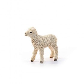 Schleich 13883 Agneau, dès 3 ans, Farm World - figurine, 5,1 x 2,3 x 4,7 cm
