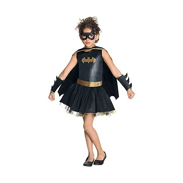 Rubies - Batman - Déguisement Costume Batgirl Robe avec Tutu Enfant - Taille S- I-881626S