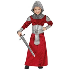 Fiestas Guirca Déguisement de Chevalier médiéval pour Enfant Fille 7-9 ans
