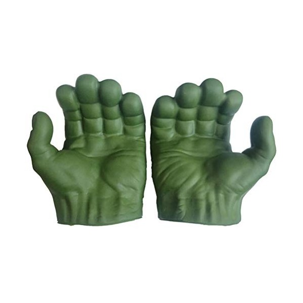 Hulk Gamma Grip Fists Jouet de jeu de rôle, comprend 2 poings Hulk Gamma, jouets pour enfants et adultes, gants de super-héro