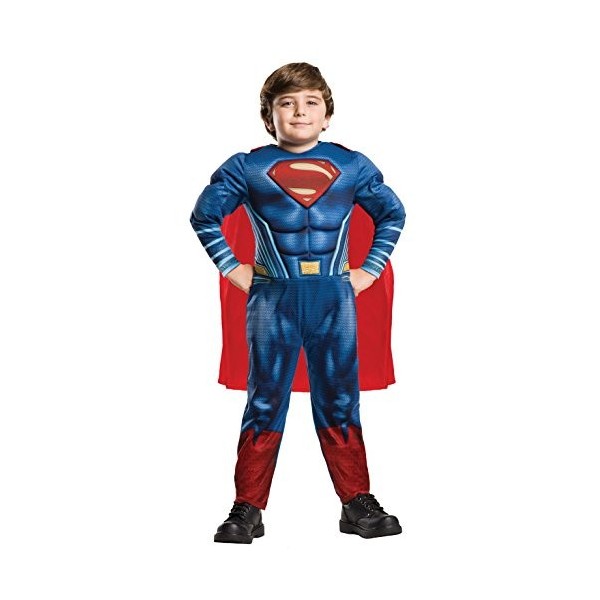 Rubies Costume Superman pour enfant Produit officiel DC Justice League, Small Age 3-4 ans, 104 cm