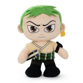 One Piece - Peluche One Piece Live Action Series Protagonists 24-27cm - Luffy, Zoro, Nami - Super Soft Quality Zoro 