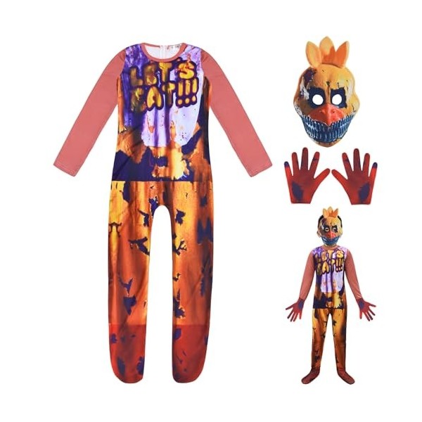 FNAF Costume dHalloween FNAF Security Breach Cosplay Fazbears Piazzaria Costume Halloween Cosplay pour enfants