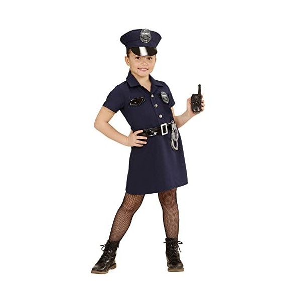 "POLICE GIRL" dress, belt, hat, handcuffs, radio - 158 cm / 11-13 Years 