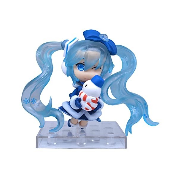 Indorasen Personnages danime Chibi Bonhomme de neige exquis Miku Figure