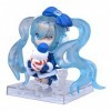 Indorasen Personnages danime Chibi Bonhomme de neige exquis Miku Figure