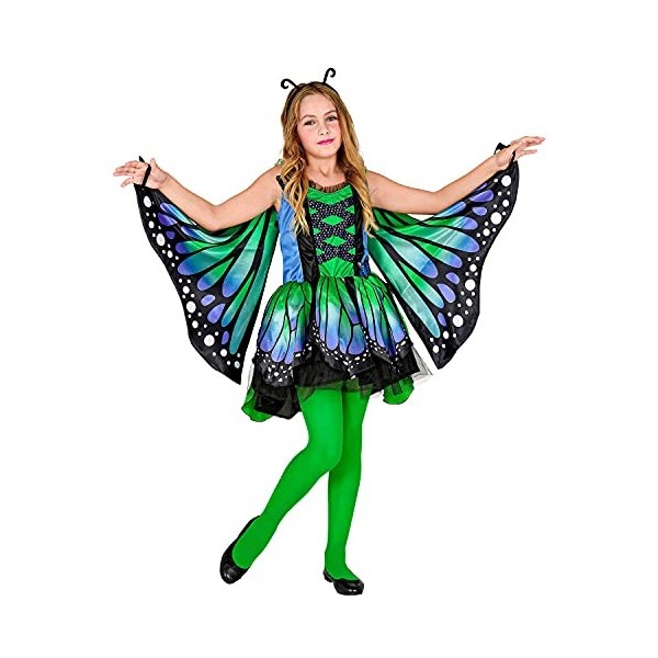 "BUTTERFLY" tutu dress, wings, antennas - 128 cm / 5-7 Years 