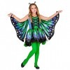 "BUTTERFLY" tutu dress, wings, antennas - 128 cm / 5-7 Years 