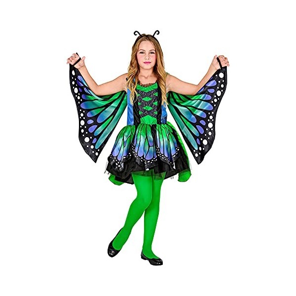 "BUTTERFLY" tutu dress, wings, antennas - 128 cm / 5-7 Years 