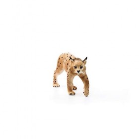 Schleich 14822 Lynx, dès 3 ans, Wild Life - figurine, 9,2 x 3 x 5 cm