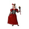 Atosa costume reine coeurs fille enfant rouge 7 à 9 ans