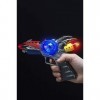 Light Up Supersonic Ray Gun, Assorted, 16cm/7in, 6