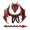 Gyuele Lot de 3 costumes dHalloween pour enfant - Motif dragon - Rouge