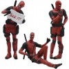 BSNRDX Deadpool Action Modèle, 3Pcs Deadpool Modèle Figurine, Pour La Maison, La Voiture, Le Bureau Et Les Décorations dOrdi