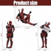 BSNRDX Deadpool Action Modèle, 3Pcs Deadpool Modèle Figurine, Pour La Maison, La Voiture, Le Bureau Et Les Décorations dOrdi