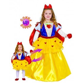 Ciao Biancaneve Costume Bambina Taglia 3-4 Anni , Giallo/Rosso/Blu, Fille