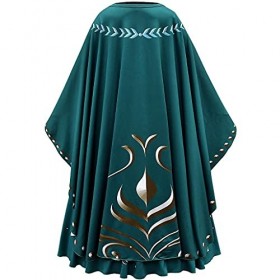 Lito Angels Reine des Neiges Deguisement Robe de Reine Anna avec Cape pour Enfant Filles, Taille 12-14 ans, Vert, Manche Long