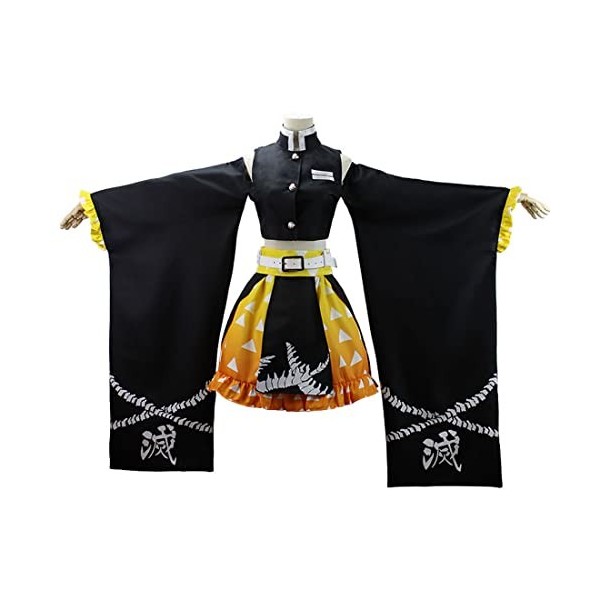 LIVASH Agatsuma Zenitsu Cosplay costume kimono Cosplay tenues Party Cosplay vêtements pour adultes