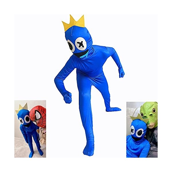 Costume Cosplay Rainbow Friends Pour Enfant,Costume combinaison dhalloween Vêtements de fête danniversaire Carnaval Garçon 