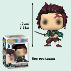 IQEPXTGO Demmon Sllayer Figure, Tan-Jiro Action Figure Anime Héros Figurine Cartoon Model Statue PVC Figurine Jouets pour Enf