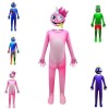 DONY Costume Cosplay Rainbow Friends Pour Enfant,Costume combinaison dhalloween Vêtements de fête danniversaire Carnaval Ga