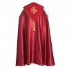 Robe de Clergé Église Cape Évêque Liturgique Fantaisie Manteaux Déguisement Capes Ailes Vestment Costume Prêtre