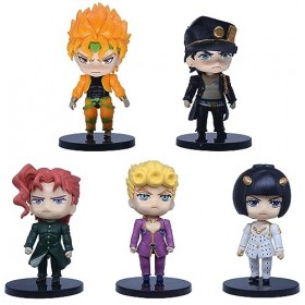 Indorasen Dio Brando Figurine Kujo Jotaro Figurine Kakyoin Noriaki Figurine Giorno Giovanna Figurine Bruno Buccellati Lot de 