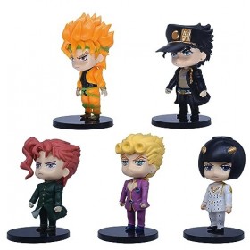 Indorasen Dio Brando Figurine Kujo Jotaro Figurine Kakyoin Noriaki Figurine Giorno Giovanna Figurine Bruno Buccellati Lot de 