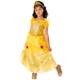 Disney Filles Déguisement Belle Multicolore 3-4 ans