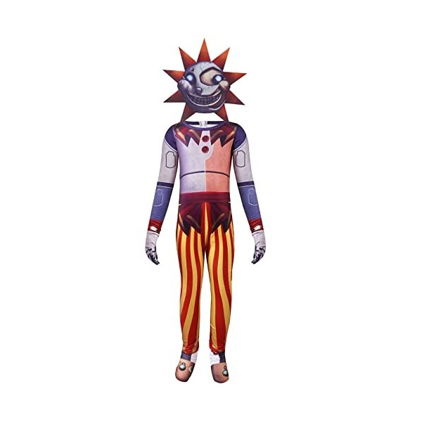 Xinchangda Fnaf enfants effrayant costume horreur monstre cosplay cinq nuits jeu clown combinaison halloween jeu de rôle cost