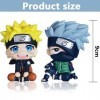 Naaruto Figurine Set, 2 PCS Naaruto Figurine Cartoon Model Jouets Anime PVC Figure Statue Party Ornements Modèle Figurine Jou