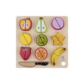 EliNeli Jeu dimitation Coupe-Fruits en Bois