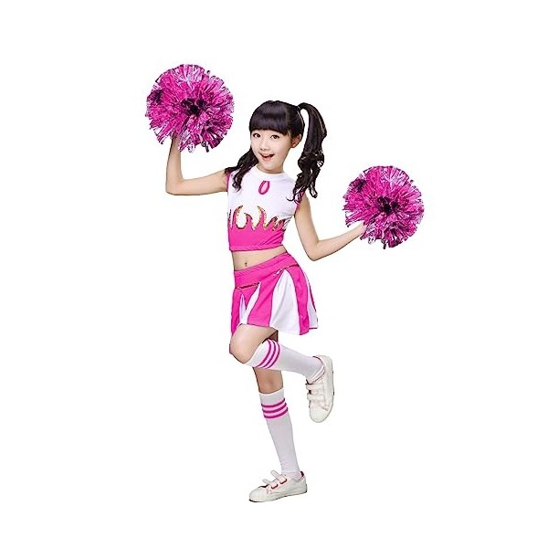 DÉGUISEMENT DE POMPOM GIRL ROSE POUR FILLE