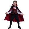 Déguisement de Vampire Gothique Halloween Garçon S:4-6 Ans 