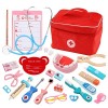 LCTM DéGuisement De Docteur avec Mallette Medecin Outils MéDical pour Enfant Fille Garon Kit MéDecin Jouets RLe du Imitation 