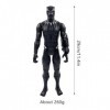 PQKL-party Figurine Black Panther, Black Panther Jouet 29cm, Figurine Black Panther Jouet Garcon, Figurine Super Heros, Figur