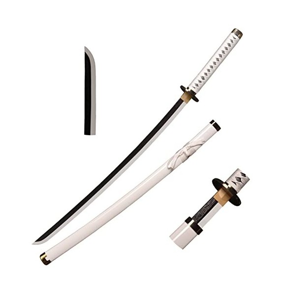 Skyward Blade Épée en bois Roronoa Zoro Katana, Anime Original Texture Japonaise Samouraï Épée, Trafalgar Law Katana Rouge Ja