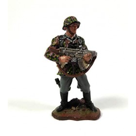 OPO 10 - Lot de 2 Figurines Soldats de Guerre allemands 1/32 60mm WW2 Del Prado - LS31