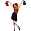 Smiffys Costume cheerleader horreur High School, avec robeet Pom Poms