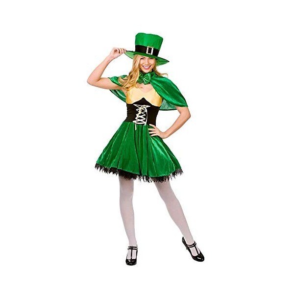 Lucky Leprechaun Adults Fancy Dress Ladies Outfit Costume