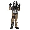 Xumplo Costume dHalloween pour garçon - Motif squelette vivant - Zombie - Pour Halloween