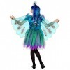 "PEACOCK" dress with peacock tail veils, headpiece - 116 cm / 4-5 Years 