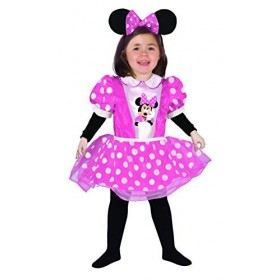 Ciao- Disney Minnie Classic Costume déguisement Baby 6-12 Mois , Girls, 11244.6-12, Pink