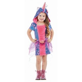 Costume de licorne pour enfant - Robe fantasy violette et rose pour carnaval 104-128 .