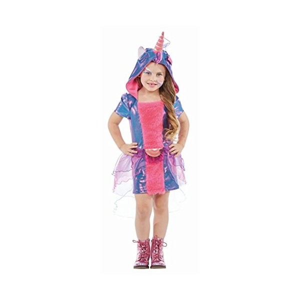 Costume de licorne pour enfant - Robe fantasy violette et rose pour carnaval 104-128 .