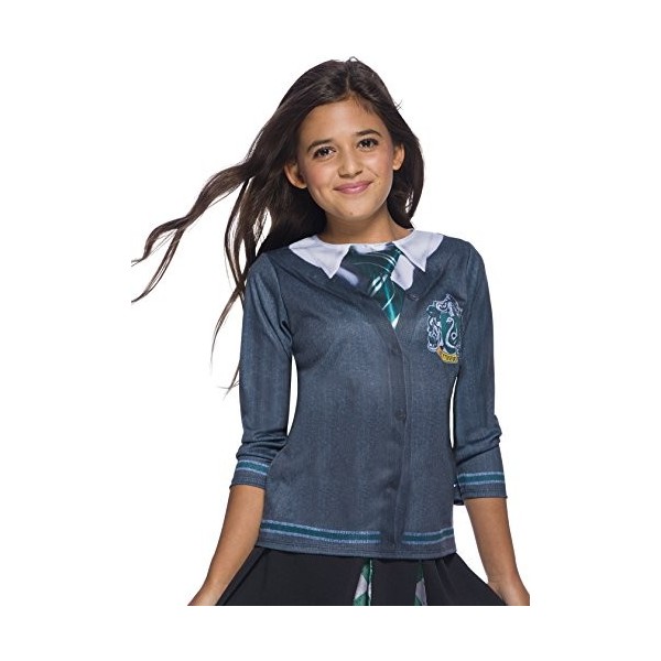 RUBIES - Harry Potter Officiel - Top et Jupe Gryffondor - Déguisement Enfant Fille - Taille XL - 9-10 ans - Costume Jupe en T