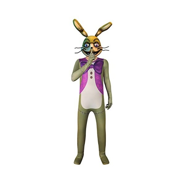 Xinchangda Fnaf enfants effrayant costume horreur monstre cosplay cinq nuits jeu clown combinaison halloween jeu de rôle cost