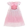 Robe de princesse Elsa Anna Reine des Neiges pour enfant - En tulle - Costume de Noël, Halloween, Princesse des Neiges - Cost